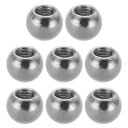PATIKIL M5x9mmボールナットノブ 8個セット 女性用スレッド 304ステンレススチール製 ラウンドブ ラインドホールスクリューキャップカバー 照明機...