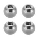 PATIKIL M5x11mmボールナットノブ 4個セット 女性用スレッド 304ステンレススチール製 ラウンドブ ラインドホールスクリューキャップカバー 照明...