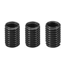 PATIKIL 45#炭素鋼製 ねじ込み修理インサートナット 3個セット M8x1.25メスからM10x1.5メスへ 高強度スクリュースリーブインサートリデュー...