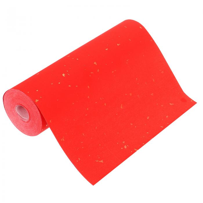 PATIKIL 赤い宣紙ロール 65.6フィート×6.69" 中国 スプリングカプレット 金 点春聯対聯 書道練習用 半..