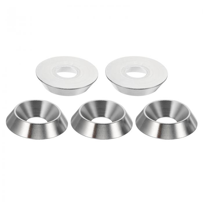 PATIKIL M12仕上げ皿座金 5個 36 mm直径 8 mm高さ ソリッド 304ステンレス鋼 CNC 仕上げカップワッシャ..