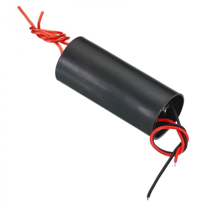 PATIKIL 高電圧発生器 DC 3-6V 400KV ブースティング ステップアップ 電源モジュール変圧器 電圧変換科学実験用 黒