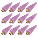 PATIKIL M5 x 0.8mm ワックス先端ドリルペン 12個パック ダイヤモンドペイントアクセサリー ドリルペンワックス交換ヘッド ネイルラインストーンピッカー ネイルDIYクラフト用 パープル