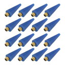PATIKIL M5 x 0.8mm ワックス先端ドリルペン 16個パック ダイヤモンドペイントアクセサリー ドリルペンワックス交換ヘッド ネイルラインストーンピッカー ネイルDIYクラフト用 ブルー