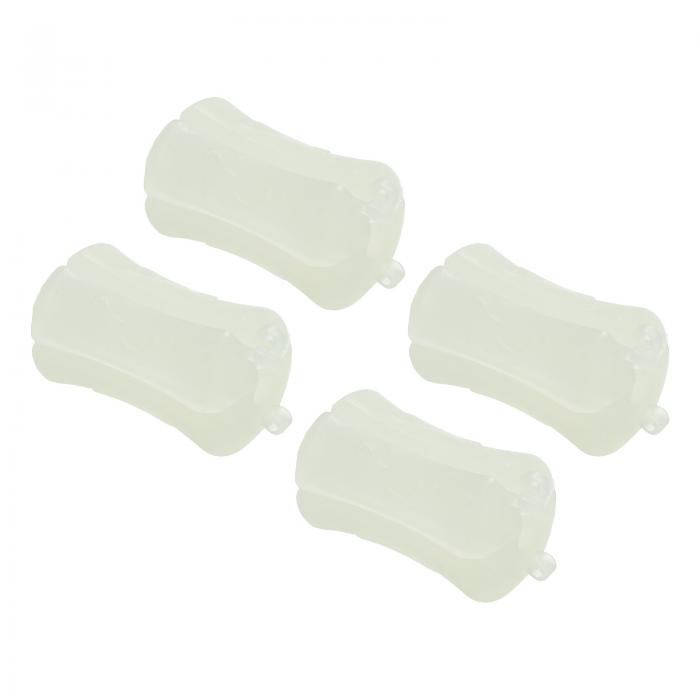 PATIKIL 釣り竿ホルダーストラップ 4個セット 8mmゴム製釣り竿クリップ フライフィッシング用アクセサ..