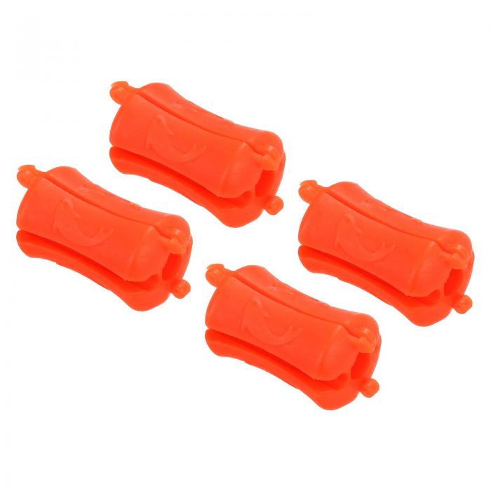 PATIKIL 釣り竿ホルダーストラップ 4個セット 12mm 高弾性ゴム製釣り竿クリップ フライフィッシング用..