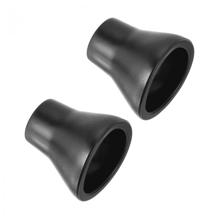 PATIKIL ゴルフボールレトリーバーグラバー 2個 パターグリップ 吸盤ピックアップ バック保存 ピッカーアッパーチューブハンドル用 黒