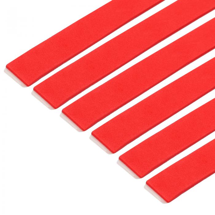 PATIKIL 18"卓球サイドテープ 10パック卓球ラケット ゴムとブレードを保護するエッジテープ 赤色