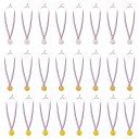 PATIKIL 3.8 cm ミニ金銀銅賞メダル 24個 プラスチック 優勝メダル 1位/2位/3位賞品 リボン付き ゲーム スポーツ大会 パーティー用