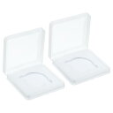 PATIKIL 52mmレンズフィルターケース 2個セット カメラフィルターケース ポータブル レンズフィルターボックス 防水 防塵 プラスチック製 写真フィルター収納用