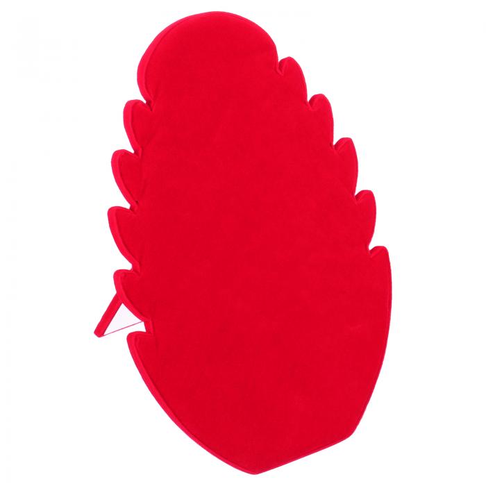 PATIKIL ネックレスディスプレイ ネックレススタンド ネックレススタンドディスプレイ ベルベット製 5つ 刻みで宝石 チェーン 販売 写真撮影に最適な赤色