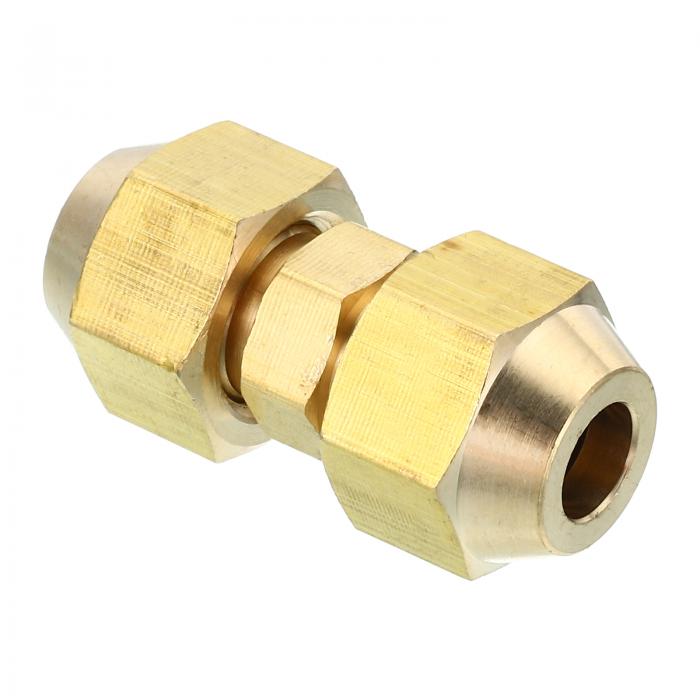 PATIKIL パイプ延長ジョイントコネクター フリーウェルディングAC銅パイプカップリングアダプター フ レアナット付き 銅パイプ直径5/16