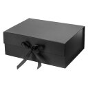 PATIKIL 33 x 25 x 12 cm 磁気ギフトボックス 折りたたみ可能 紙 パーティー記念品ボックス 蓋とリボン付き 結婚式 バレンタインデー 誕生...