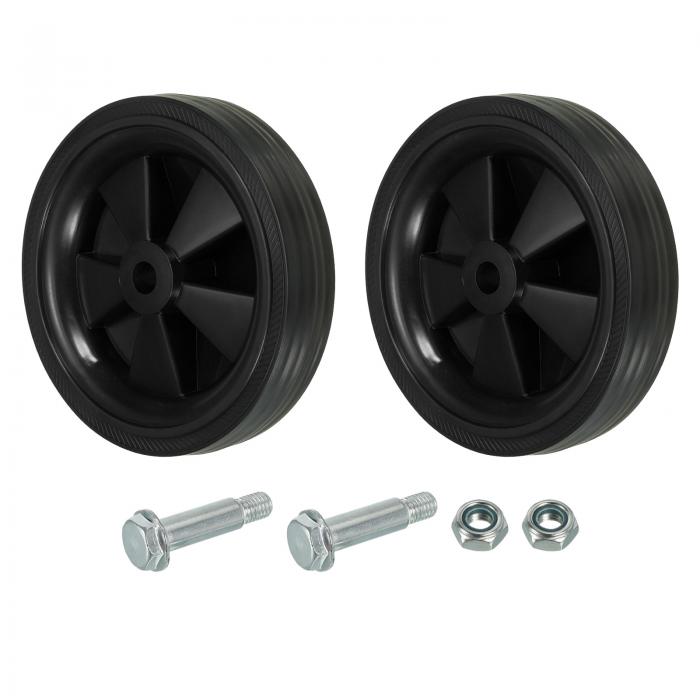 PATIKIL 148mm x 31mm エアコンプレッサーホイール 13mm 穴付きユニバーサルエアコンプレッサーホイール交換パーツ2個セット 黒