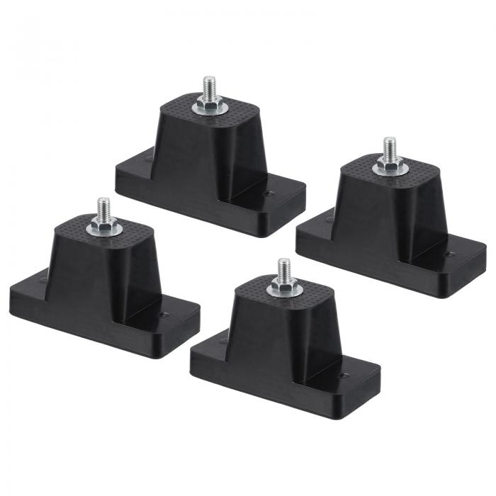 PATIKIL 4.45x2.01x2.36in マウンティングラバーパッドブ ラケット 屋外エアコンデンサーHVACショック..