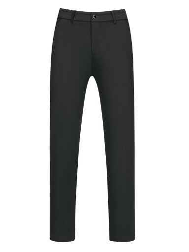 Lars Amadeus ロングパンツ 無地 フラットフロント フォーマル パンツ用 スリムフィット ドレスパンツ メンズ ブラック 28 Lars Amadeus ロングパンツ 無地 フラットフロント フォーマル パンツ用 スリムフィット ドレスパンツ メンズ ブラック 28