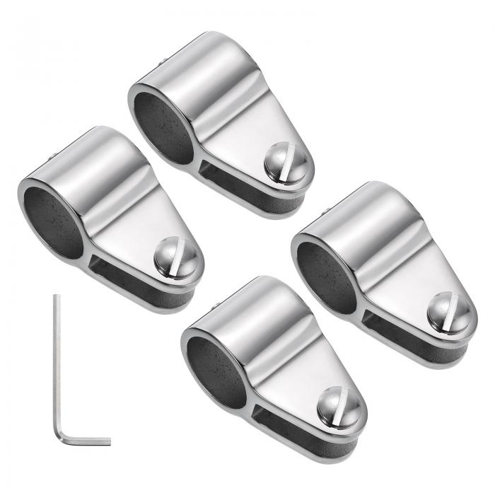 uxcell 4個セット バイミニ トップジョウスライド 7/8インチ ステンレススチール316 マリンハードウェ..