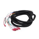 X AUTOHAUX EZGOガス875電気775 875シャトル95用の車両ワイヤ制御ハーネス交換品 プラスチック製 ブラ ック