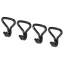 uxcell ラチェットダブルJストラップフック 耐荷重6613ポンド 2"タイダウンストラップウェビング用 車両 トラ ック トレーラー 2個セット 電気泳動塗装