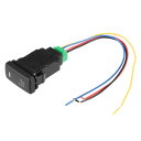 X AUTOHAUX Toyotaに対応アルファードANH10用の1個の穴拡張ポートスイッチBSMブラインドスポットモニタリングスイッチとワイヤー