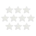 uxcell ビッグ5つ星シーケンスアイロンパッチ刺繍縫いシーケンスパッチアップリケ衣類修理バックパック靴装飾90x90mm/3.54x3.54