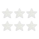 uxcell ビッグ5つ星シーケンスアイロンパッチ刺繍縫いシーケンスパッチアップリケ衣類修理バックパック靴装飾90x90mm/3.54x3.54