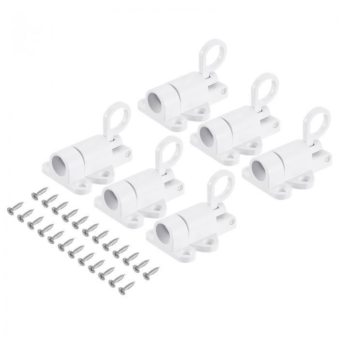 uxcell スプリングロードラッチピン 6個セット - アルミニウム合金製の自動スプリングラッチ ピンの先..