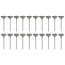uxcell 20個セット ダイヤモンド研削ヘッド 16mm 直径 1/8