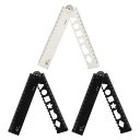 uxcell 3個セット 折りたたみ定規 30cm メートル法 ポリスチレン製 折りたたみ可能 角度計測器 測定ツール 建築定規 直定規 アーティスト デザイナ...