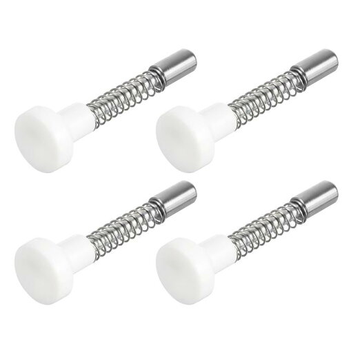 uxcell プランジャーラッチ 6x45mm/0.24x1.77"のスチール製バネ付きボルトプランジャーラッチスプリングピン 家具のドアベッド用 4個セット uxcell プランジャーラッチ 6x45mm/0.24x1.77"のスチール製バネ付きボルトプランジャーラッチスプリングピン 家具のドアベッド用 4個セット