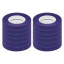 uxcell 12ロールのフローラルテープ 1/2"幅 30ヤード 花のアレンジメント ウェディングブーケの包装 クラフト フローリストテープ パープル