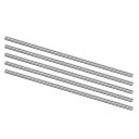 uxcell 5個の丸い鋼製メタルロッド、5.2mm x 200mmの高速鋼(HSS)旋盤バーストックツール、シャフトギアドリル旋盤ボーリングマシンターニングミニチュアDIYクラフト用(4)