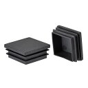 uxcell 12Pcs 40mmx40mm(1.6 i n c h) Plastic Tubing Plug Square P o s t End Caps ...