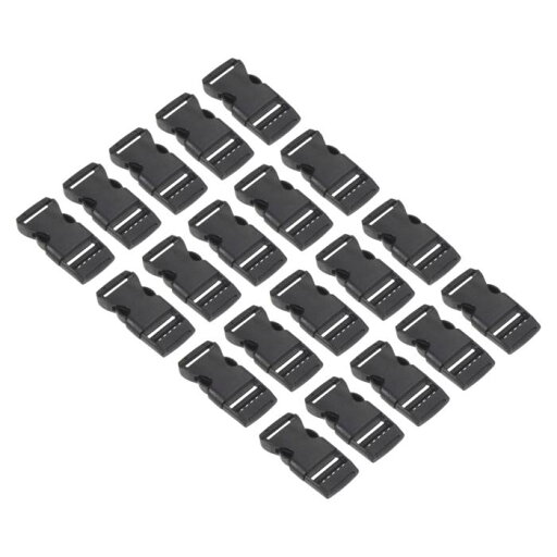 PATIKIL プラスチックバックル 80個 クイックサイドリリースクリップ ストラップ ウェビング ベルト 手芸 バックパック修理 縫製プロジェクト用 ブラック 16 mm PATIKIL プラスチックバックル 80個 クイックサイドリリースクリップ ストラップ ウェビング ベルト 手芸 バックパック修理 縫製プロジェクト用 ブラック 16 mm