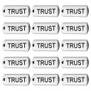PATIKIL ワードペンダント 20個 ミニワードペンダント"TRUST"ペンダントバルク彫刻 ヴィンテージメタル楽器 ノートデザイナー DIY ジュエリー作成用 ブレスレット ネックレス 工芸品 キーホルダー TRUST
