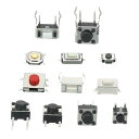 PATIKIL マイクロモーメンタリタ クトスイッチキット 120個 接点押しボタンスイッチ 12種アソート 自動車用リ モートコントローラー電気PCB(4)