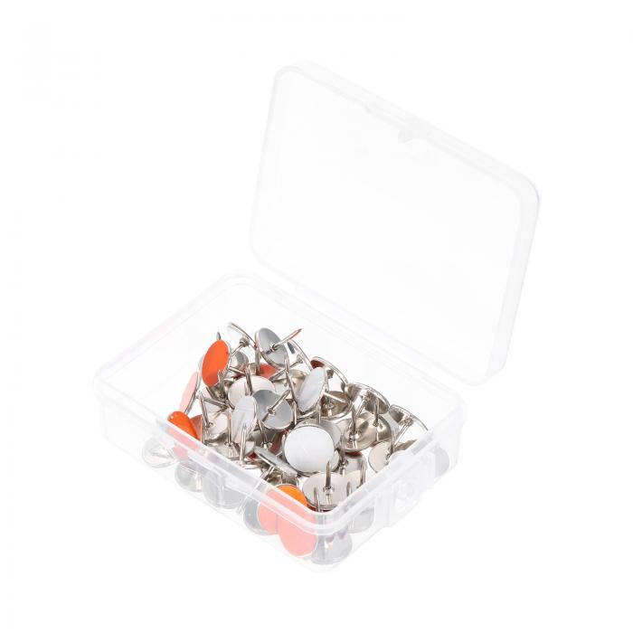 PATIKIL リフレクティブタック 50個セット トレイルマーキングタックス メタル製ハイキングマーカー ハイキング ハンティング キャンプ マルチカラー用