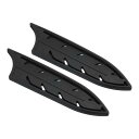PATIKIL キッチンナイフ用ナイフシース(6"セラミックナイフ用) 2個セットのナイフエッジガード ナイフシースカバースリーブ フェザーセラミックナイフセット ブラック 6.1"×1.6"