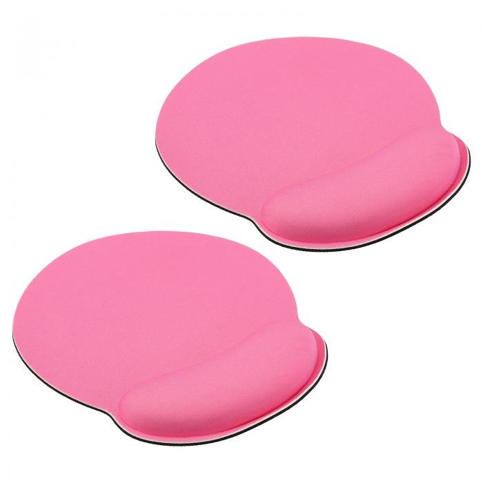 PATIKIL マウスパッド(リストレスト付き) 2個セットのエルゴノミックなマウスパッド 心地よいメモリーフォーム 滑り止めゴムベース コンピューター ラップ...