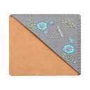 PATIKIL パーソナライズコーナー刺繍ブックマーク 可愛いお花 フェルトステッチ 三角 ブックマーク ページマーカー 女性 男性 本好き 教師用 グレー 文...