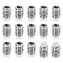 PATIKIL M3x4 mm ナイロン先端イモネジ 15個 メートル六角ソケットヘッド カップポイントアンチスリップセット ネジ 内部六角ドライブ ハードウェ...