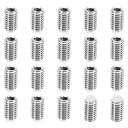 PATIKIL M5x8mm グラブスクリュー セットねじ クランピングスクリュー ナイロンチップ 20本入り 六角ソケットヘッド 滑り止め カップポイント 3...