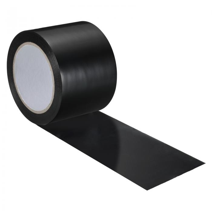 PATIKIL 腐食保護パイプテープ 33 M x 80 mm PVC 絶縁ラップダクトテープ 粘着テープ 金属 電気配管 排水管 電線 空調ダクト用 ブラック