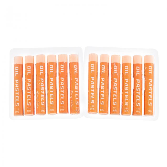 PATIKIL クリーミーなオイルパステル 12個 ソフトオイルクレヨン パステルスティック画材 アートペインティング 描画 ブレンディング用 アーティスト 初...