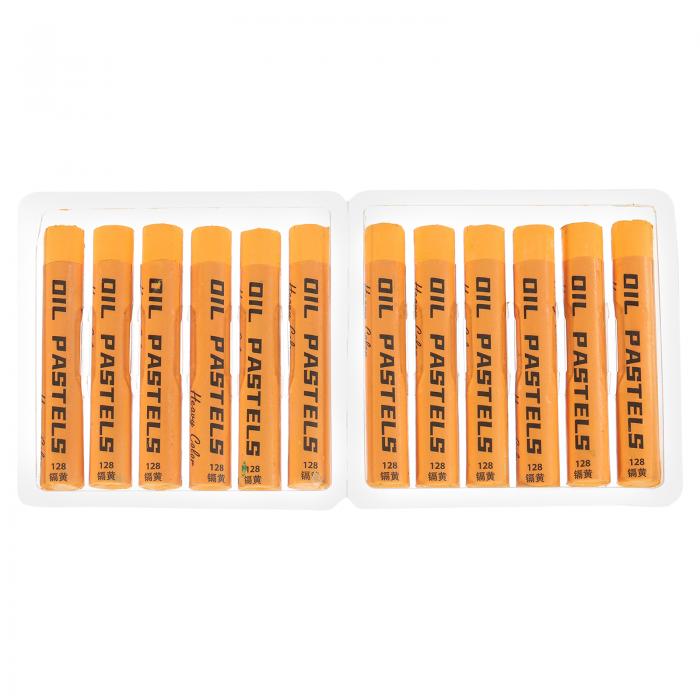 PATIKIL クリーミーなオイルパステル 12個 ソフトオイルクレヨン パステルスティック画材 アートペインティング 描画 ブレンディング用 アーティスト 初...