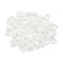 PATIKIL 2ml 水彩パン 100個入り 空のハーフパン プラスチック水彩缶 水彩油絵 アクリル絵の具 トラベルブリキケース パレットスタイル 1用 ホワ...