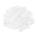 PATIKIL 1ml 水彩パン 100個入り 空のハーフパン プラスチック水彩缶 水彩油絵 アクリル絵の具 トラベルブリキケース パレットスタイル 2用 ホワ...