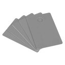 PATIKIL 5.4 x 8.6 cm NFCブランクPVCカラーカード 50個 NFC ブランク すべてのNFC対応スマートフォンとデバイス用 グレー
