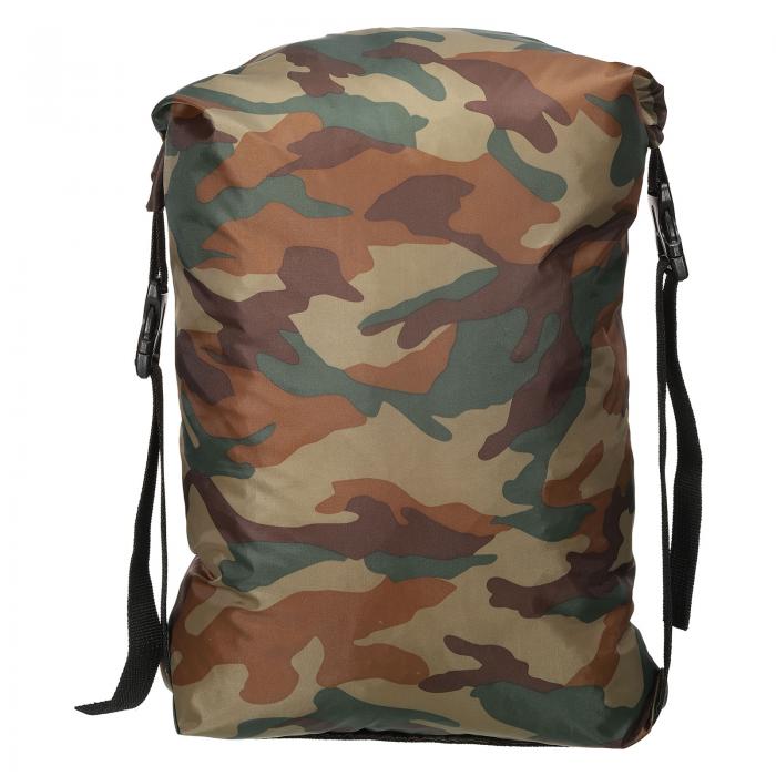 PATIKIL CCTV01圧縮収納袋 Mサイズ 防水寝袋収納袋 バックパッキング キャンプ用 カモフラージュ柄