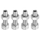 PATIKIL M6x20mm 六角穴付きネジ 4セット 円筒形 中空ボルトナットキット ランプねじ 切りねじ スルーホールファスナー 304ステンレス鋼